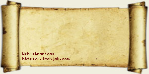 Jelisaveta Crnjanski vizit kartica